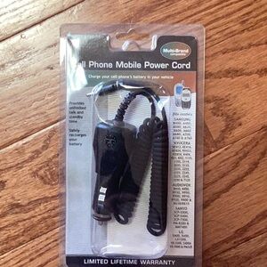 Vintage Cell Phone Mobile Power Cord